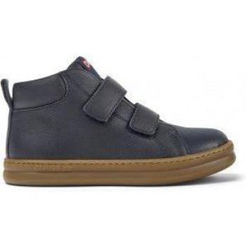 Camper Runner Four Kids Leather Ankle Sneakers - Blue, Size 37
