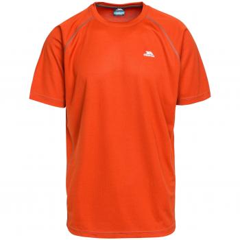 Trespass debase de Hombres Camiseta, Hombre, Color Burnt Orange, tamaño Large