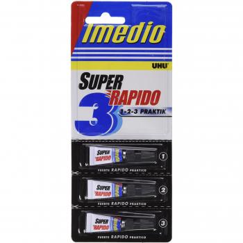 UHU super rapido mini 2+1 g