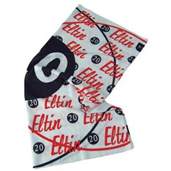 ELTIN Braga Pañuelo, Hombre, Negro, Blanco/Rojo, Talla Única