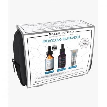 SkinCeuticals Anti-Aging Antioxidant Protocol - Cofre Antiedad con C E Ferulic 30 ml, H.A. Intensifier 30 ml y Advanced Brightening UV Defense Sunscreen SPF 50 40 ml