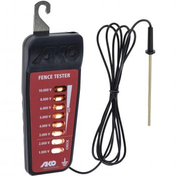 Probador de cercas eléctricas AKO con 8 niveles, 0 - 10.000 V