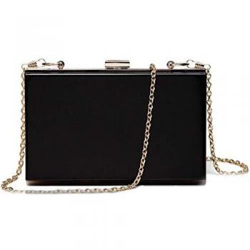 EVEOUT Mujeres Acrílico Moda Transparente Embragues de la Noche Caja Transparente Bolso de la Jalea de la Cruz del Cuerpo del Bolso del Monedero de Las Señoras Regalo