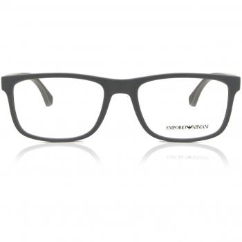 Emporio Armani EA3147 5126 Gafas Recetadas para Hombre Grises con armazones y lentes de 55 mm
