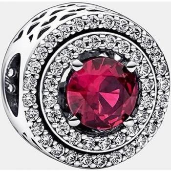 Charm Pandora Timeless Círculo Rojo Nivelada Brillante 792418C01