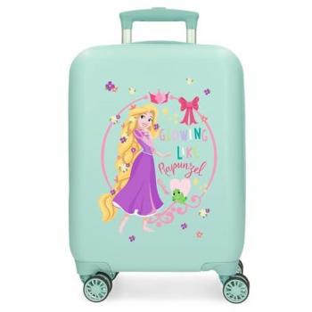 Maleta de cabina rígida Disney Rapunzel Princess Celebration 50 cm turquesa unisex ABS/Policarbonato