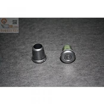 Contera de Goma Negra para Patas de Muebles, 12mm, Redonda Sobrepuesta, Pack de 100 Unidades