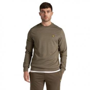 Lyle & Scott Men's XS Cactus Green Sports Fleece Crew Neck Sweatshirt