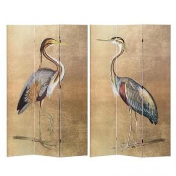 Biombo Canvas Garzas 120x3x180 cm