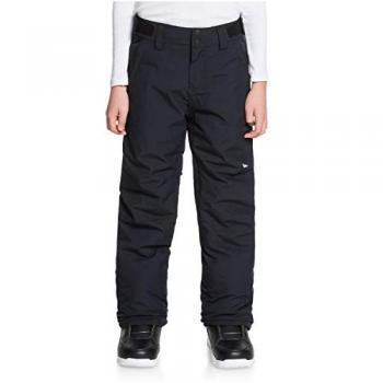 Pantalones Largo Quiksilver Estate para Niños en Color Negro, Pantalón para Nieve para Niños 8-16, True Black, Talla S/10