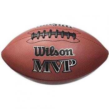Wilson WTF1411XB Pelota de fútbol Americano NFL MVP Material Compuesto para Juego recreativo, Unisex, Marrón, Talla Única