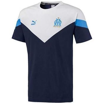 PUMA Om Iconic MCS tee Camiseta, Hombre, Peacoat, S