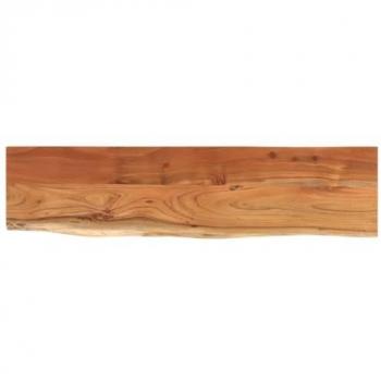 Tablero Rectangular de Madera de Acacia con Borde Vivo 160x40x3,8 cm