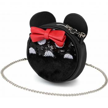 Minnie Mouse Sequin-Bolso Redondo