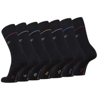 Calcetines de hombre TOM TAILOR, paquete de 7 - Caja de regalo 7-Días, rayas y estampado pequeño, talla 43-46