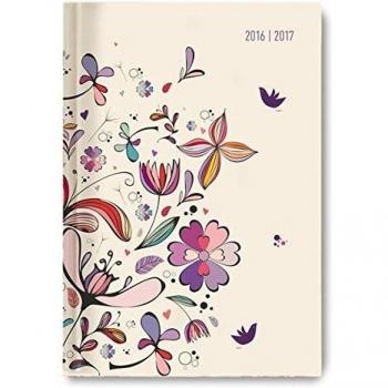 Collegetimer Flower Art A6 2016/2017