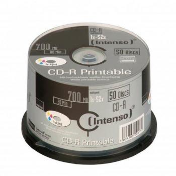 Intenso CD-R 700MB / 80min printable - CD-RW vírgenes