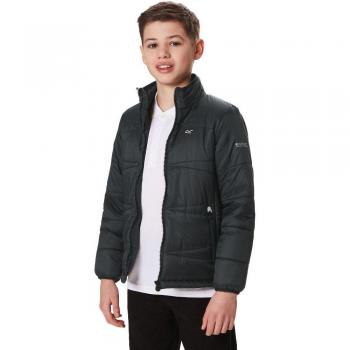 Regatta Icebound IV Lightweight Insulated Water Repellent Chaqueta, Infantil, Negro, 9-10