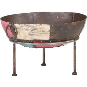 vidaXL Colourful Rustic Fire Pit Ø 60 cm Iron