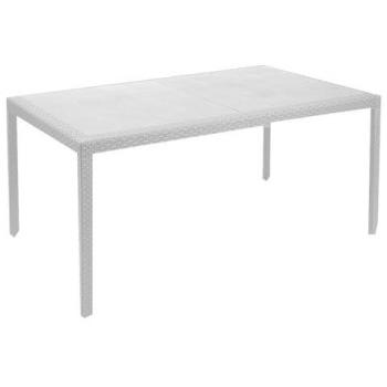Mesa de Resina Joker 138x78 cm Blanca - Alta Calidad para Exteriores
