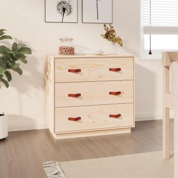 Aparador de madera maciza de pino 80x40x75 cm