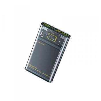 Batería Externa Wekome WP-321 20000 mAh con Carga Rápida PD 20W y QC 22.5W (Negro/Transparente)