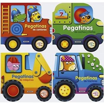 CONSTRUYE VEHíCULOS CON PEGATINAS DE VINILO 4 TíTULOS