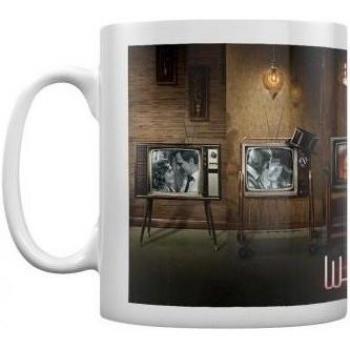 Taza Retro Televisores WandaVision Tamaño Único Negra
