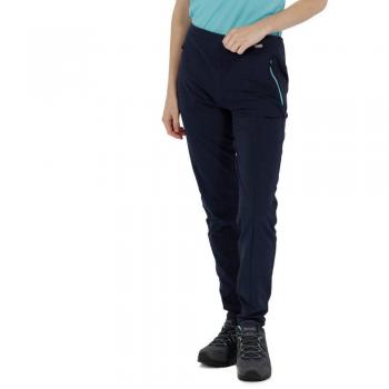 Regatta Women's Pentre Stretch Water Repellent Walking Trousers - Navy, Size 10R