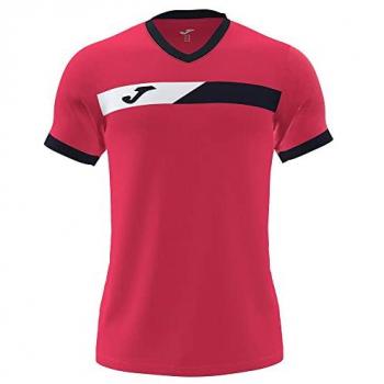 Camiseta M/C Tenis o Pádel Hombre Joma Court 103212 Carmesí Marino 593 Ligera