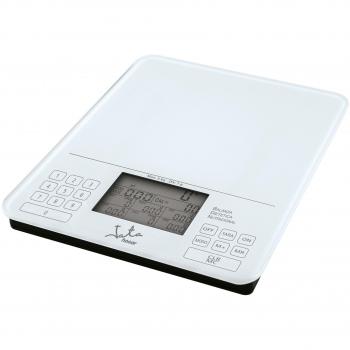 Jata Hogar Mod. 790 Balanza Electrónica, Vidrio, Blanco