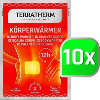 Parches de calor para la espalda, cuello y hombros – 12h de agradable calor profundo, calentador de espalda – Calentador de cuerpo autoadhesivo y activado por aire – 10 piezas