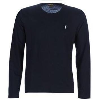 Camiseta de Manga Larga Polo Ralph Lauren para Hombre, Color Negro, Algodón, Talla XL, Corte Regular
