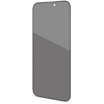 Protector de Pantalla y Espalda Celly para iPhone 16 Pro Max, Vidrio Templado Privacy 2-Way, Transparente y Negro