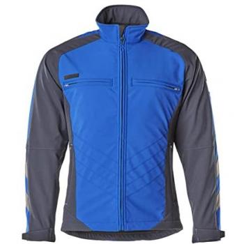 Chaqueta Softshell Mascot Dresden Talla S, azul cobalto/azul marino