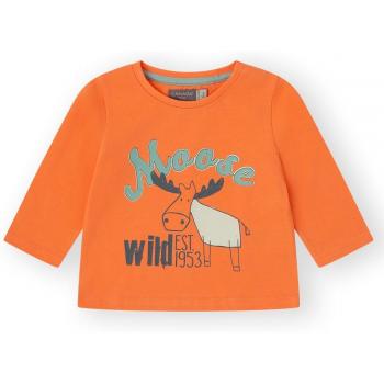 Camiseta de bebé niño de algodón en naranja Canada House