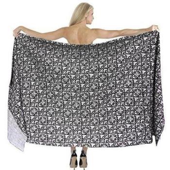 algodón playa de la falda del abrigo del traje de baño más traje de baño vestido de manta pareo encubren