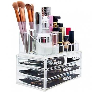 Maquillaje cosmético Acrílico Organizador 20 Secciones con cajones # 89