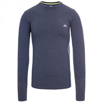 Trespass Timo Men's Long Sleeve Active T-Shirt - Navy Marl