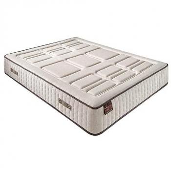 Colchón HR Cotton Nature con visco 27 cm extra firme transpirable 90x190 cm