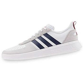 Adidas COURT80S, Zapatos de Tenis para Hombre, FTWBLA/AZUOSC/MARACT, 41.33 EU