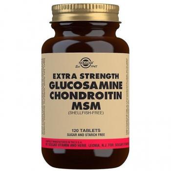 Solgar Extra Strength Glucosamine Chondroitin MSM - 120 Tablets
