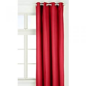 Cortina de Exterior Unicolor Roja Naranja 140x260 cm de Poliester
