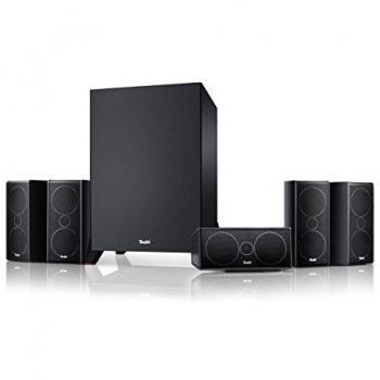 Sistema de sonido envolvente 5.1 Teufel Consono 35 Mk3 con satélites Micro-HiFi, alta claridad vocal y subwoofer potente (opcionalmente inalámbrico) - Negro