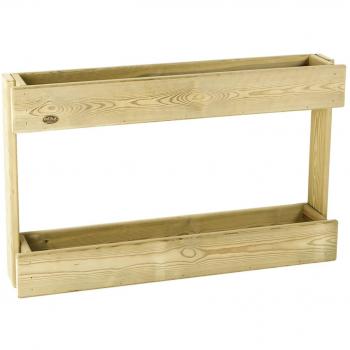 Huerto Urbano Vertical de Madera Stand Line Wall 70 cm - 2 Bandejas