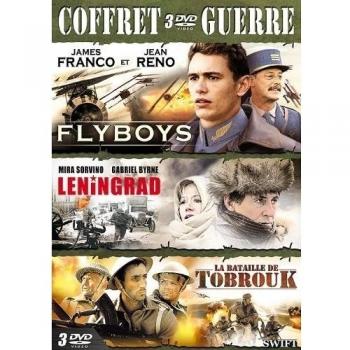 Coffret guerre : Flyboys + Leningrad + La Bataille de Tobrouk [Francia] [DVD]
