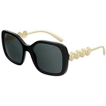 Versace VE4375 GB1/87 Black VE4375 Square Sunglasses Lens Category 3 Size 53mm