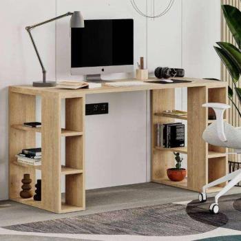 Mesa Escritorio Colmena Roble Safir 140x75x60CM Oficina