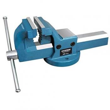 Tornillo de banco Hyundai de acero 125mm con certificación TUV/GS