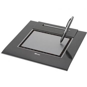 Trust Slimline Sketch Tablet - Tableta gráfica, color negro